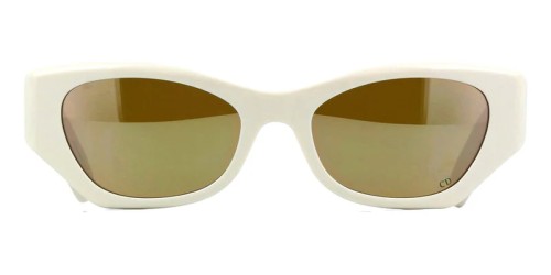 Dior LADY 95.22 B1I - 95F7 Z - 53 Okulary przeciwsłoneczne Biały Kocie oczy