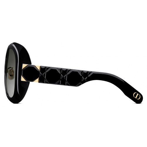 Dior LADY 95.22 R2F - 10A1 N - 58 Okulary przeciwsłoneczne Czarny Kanciaste