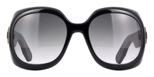 Dior LADY 95.22 R2I - 10A1 N - 58 Okulary przeciwsłoneczne Czarny Kanciaste