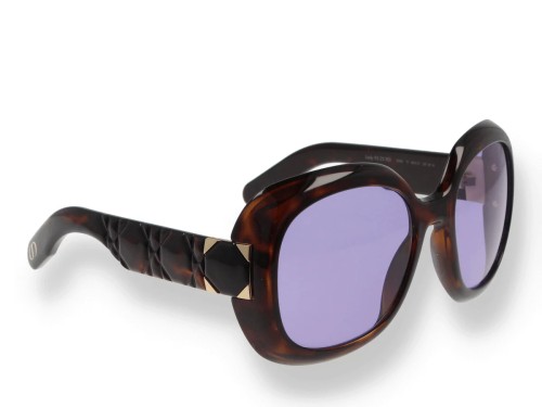 Dior LADY 95.22 R2I - 20G0 N - 58 Okulary przeciwsłoneczne Havana Kanciaste