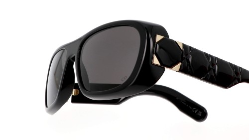Dior LADY 95.22 S1I - 10A0 N - 59 Okulary przeciwsłoneczne Czarny Kanciaste