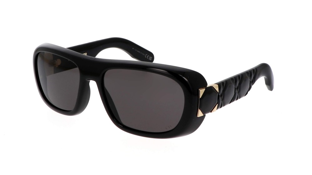 Dior LADY 95.22 S1I - 10A0 N - 59 Okulary przeciwsłoneczne Czarny Kanciaste