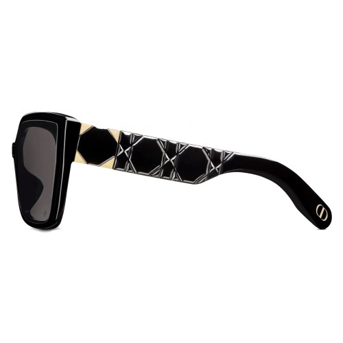 Dior LADY 95.22 S2F - 10A0 Okulary przeciwsłoneczne Czarny Kanciaste