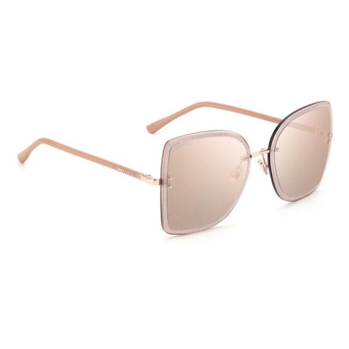 Jimmy Choo LETI/S - FIB2S - 62 Okulary przeciwsłoneczne Różowy Kanciaste