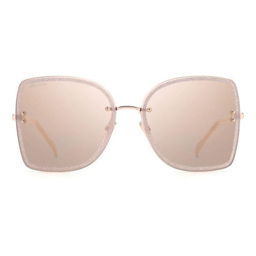 Jimmy Choo LETI/S - FIB2S - 62 Okulary przeciwsłoneczne Różowy Kanciaste