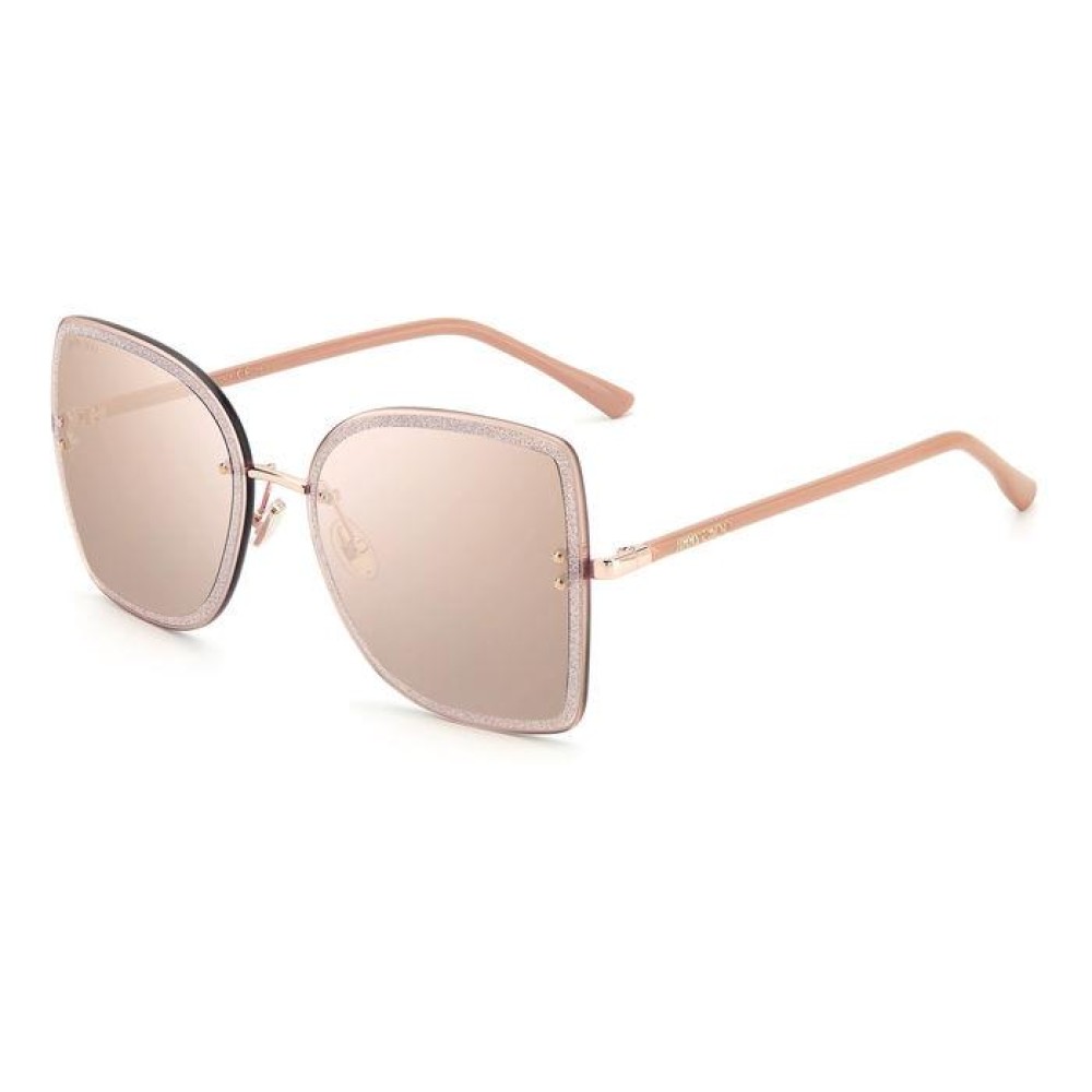 Jimmy Choo LETI/S - FIB2S - 62 Okulary przeciwsłoneczne Różowy Kanciaste