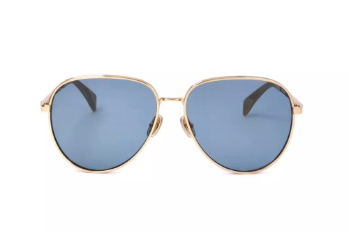 Lanvin LNV107S - 717 - 61 Okulary przeciwsłoneczne Złoty Pillow (zaokrąglony)