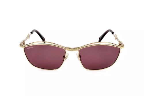 Lanvin LNV111S - 718 - 59 Okulary przeciwsłoneczne Złoty Kocie oczy