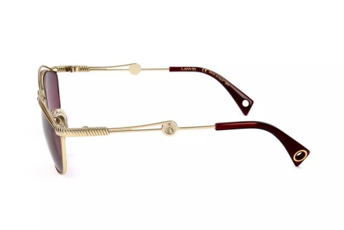 Lanvin LNV111S - 718 - 59 Okulary przeciwsłoneczne Złoty Kocie oczy