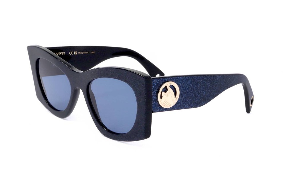 Lanvin LNV605S - 007 - 54 Okulary przeciwsłoneczne Niebieski Kocie oczy