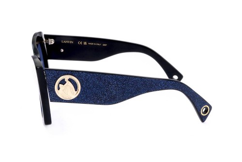 Lanvin LNV605S - 007 - 54 Okulary przeciwsłoneczne Niebieski Kocie oczy