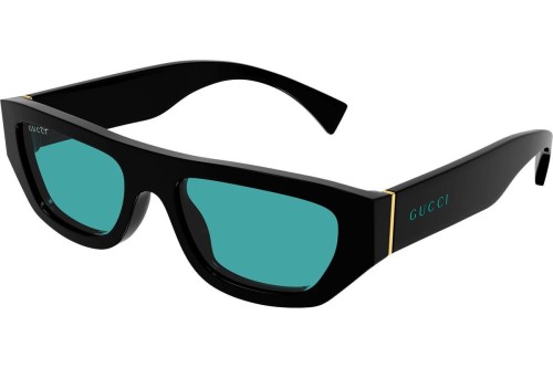 Gucci GG1134S - 004 - 53 Okulary przeciwsłoneczne Czarny Kanciaste