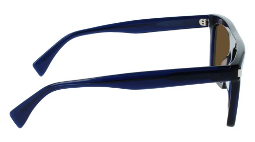 Lanvin LNV612S - 424 - 57 Okulary przeciwsłoneczne Niebieski Płaska góra