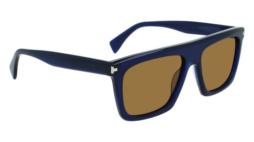 Lanvin LNV612S - 424 - 57 Okulary przeciwsłoneczne Niebieski Płaska góra