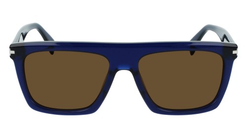 Lanvin LNV612S - 424 - 57 Okulary przeciwsłoneczne Niebieski Płaska góra
