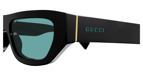 Gucci GG1134S - 004 - 53 Okulary przeciwsłoneczne Czarny Kanciaste