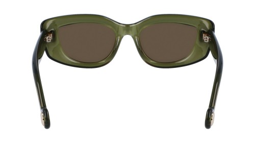 Lanvin LNV641S - 319 - 50 Okulary przeciwsłoneczne Zielony Kocie oczy