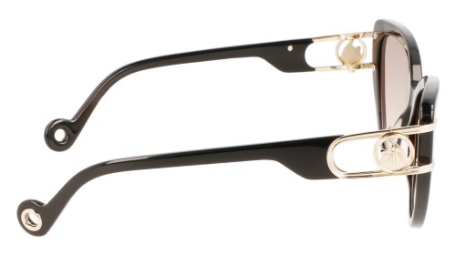Lanvin LNV643S - 001 - 56 Okulary przeciwsłoneczne Czarny Kocie oczy