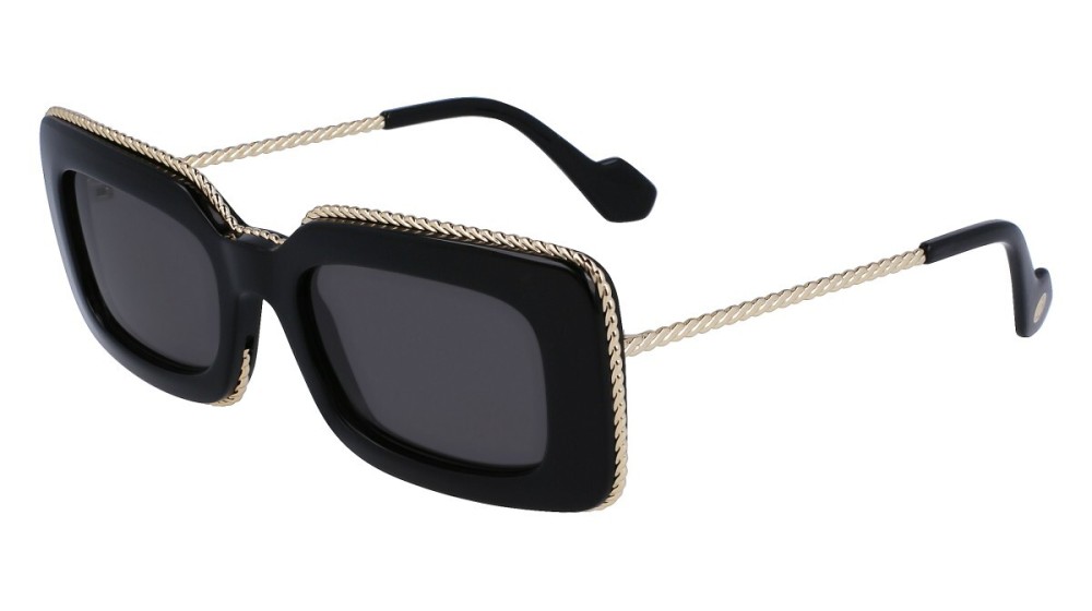 Lanvin LNV645S - 001 - 52 Okulary przeciwsłoneczne Kanciaste