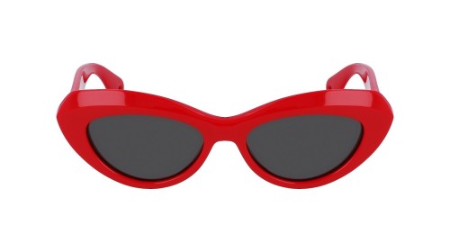 Lanvin LNV648S - 604 - 53 Okulary przeciwsłoneczne Czerwony Kocie oczy