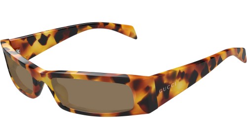 Gucci GG1778S - 008 - 58 Okulary przeciwsłoneczne Havana Kanciaste