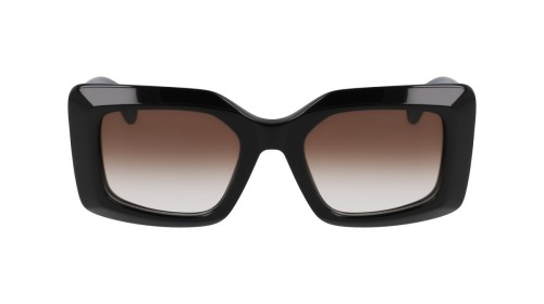 Lanvin LNV649S - 001 - 50 Okulary przeciwsłoneczne Czarny Kanciaste