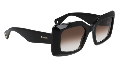 Lanvin LNV649S - 001 - 50 Okulary przeciwsłoneczne Czarny Kanciaste