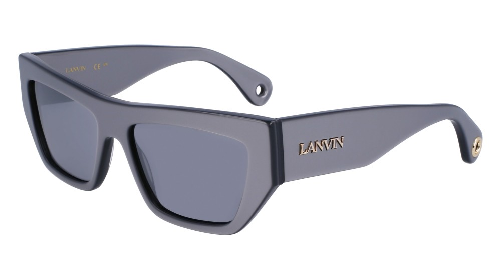 Lanvin LNV652S - 058 - 55 Okulary przeciwsłoneczne Szary Kanciaste