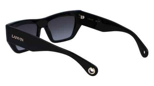 Lanvin LNV652S - 001 - 55 Okulary przeciwsłoneczne Czarny Kanciaste