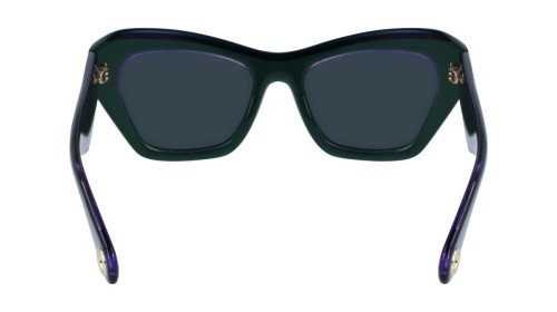 Lanvin LNV663S - 304 - 53 Okulary przeciwsłoneczne Zielony Kocie oczy