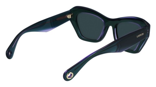 Lanvin LNV663S - 304 - 53 Okulary przeciwsłoneczne Zielony Kocie oczy
