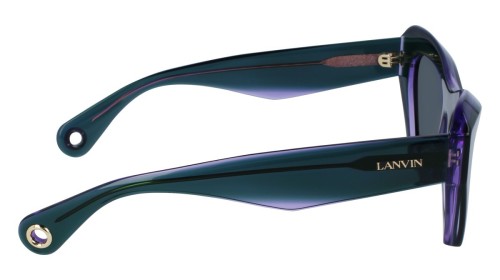 Lanvin LNV663S - 304 - 53 Okulary przeciwsłoneczne Zielony Kocie oczy