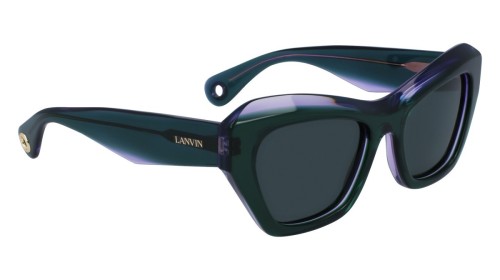 Lanvin LNV663S - 304 - 53 Okulary przeciwsłoneczne Zielony Kocie oczy