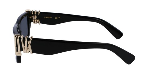 Lanvin LNV665S - 001 - 54 Okulary przeciwsłoneczne Czarny Kanciaste