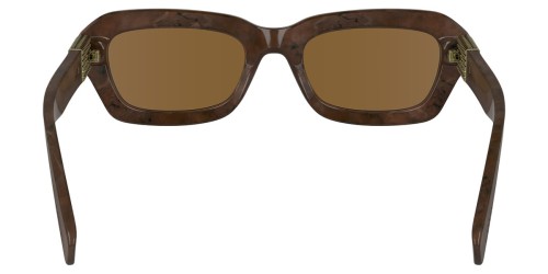 Lanvin LNV667S - 238 - 52 Okulary przeciwsłoneczne Brązowy Kanciaste