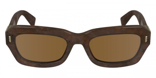 Lanvin LNV667S - 238 - 52 Okulary przeciwsłoneczne Brązowy Kanciaste