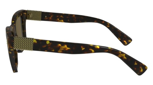 Lanvin LNV668S - 234 - 51 Okulary przeciwsłoneczne Havanna Kanciaste