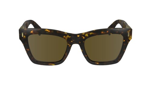 Lanvin LNV668S - 234 - 51 Okulary przeciwsłoneczne Havanna Kanciaste