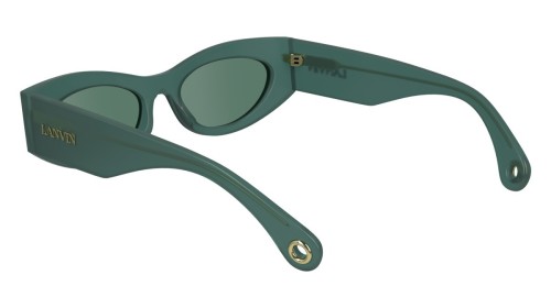 Lanvin LNV669S - 330 - 52 Okulary przeciwsłoneczne Zielony Kocie oczy