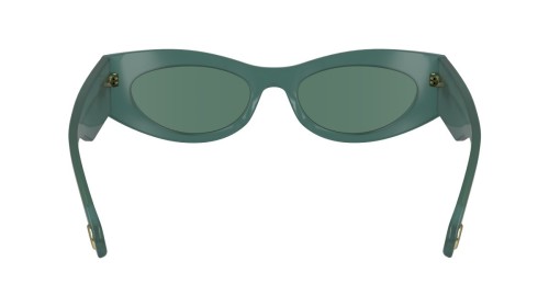 Lanvin LNV669S - 330 - 52 Okulary przeciwsłoneczne Zielony Kocie oczy