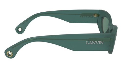 Lanvin LNV669S - 330 - 52 Okulary przeciwsłoneczne Zielony Kocie oczy