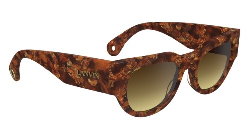 Lanvin LNV670S - 730 - 51 Okulary przeciwsłoneczne Havanna Kanciaste