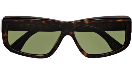 Marni LP0 Annapuma Circuit - 62 Okulary przeciwsłoneczne Havana Kanciaste