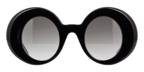 Loewe LW40089I - 01B - 44 Okulary przeciwsłoneczne Czarny Owalny
