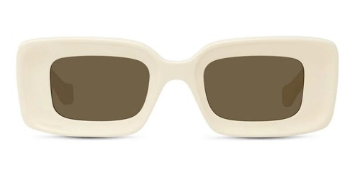 Loewe LW40101I - 25E - 46 Okulary przeciwsłoneczne Kanciaste