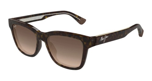Maui Jim MJ0644S HANOHANO - 002 - 53 - Z SOCZEWKAMI POLARYZACYJNYMI Okulary przeciwsłoneczne Havanna Kanciaste