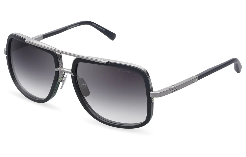 Dita MACH ONE DRX-2030 TITANIUM - E - 59 Okulary przeciwsłoneczne Pilotki (aviator)