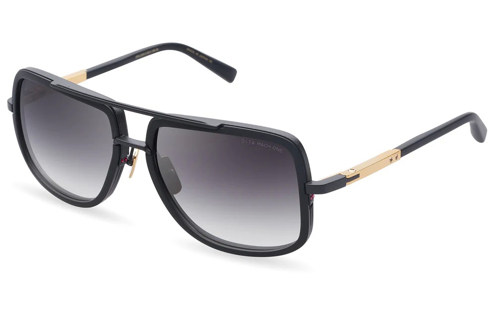Dita MACH ONE DRX-2030 TITANIUM - G - 59 Okulary przeciwsłoneczne Pilotki (aviator)