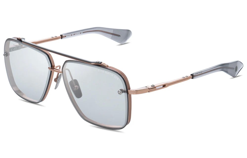 Dita MACH SIX//TITANIUM DTS121 - 02 - 62 Okulary przeciwsłoneczne Pilotki (aviator)