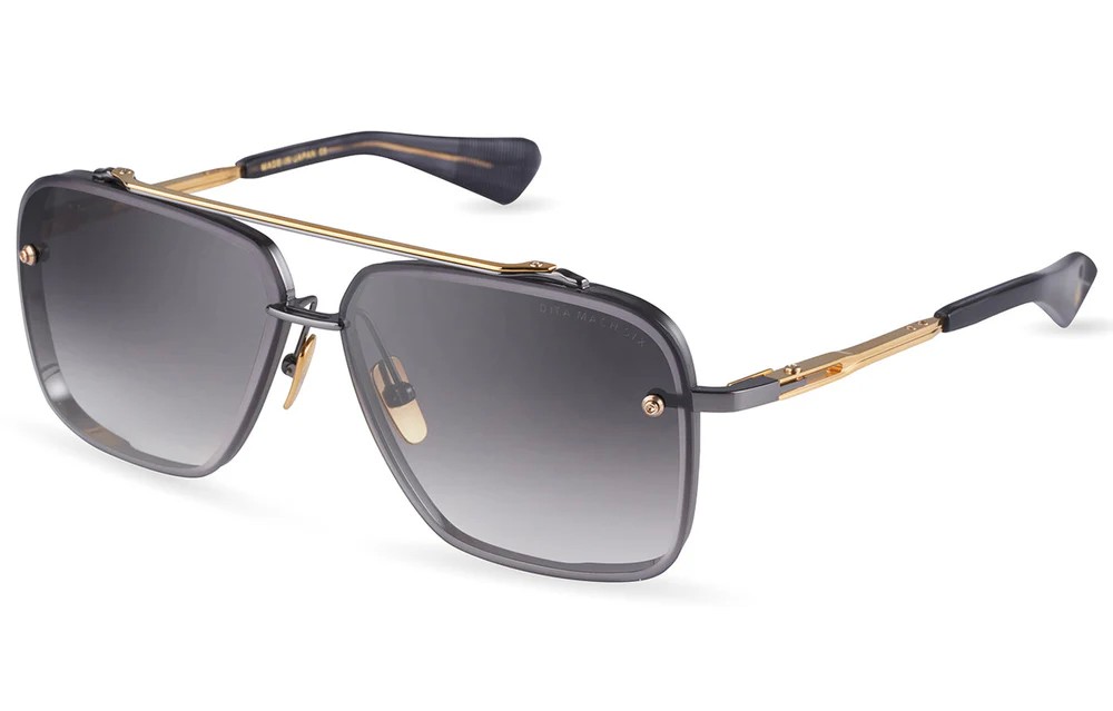 Dita MACH SIX//TITANIUM DTS121 - 05 - 62 Okulary przeciwsłoneczne Pilotki (aviator)